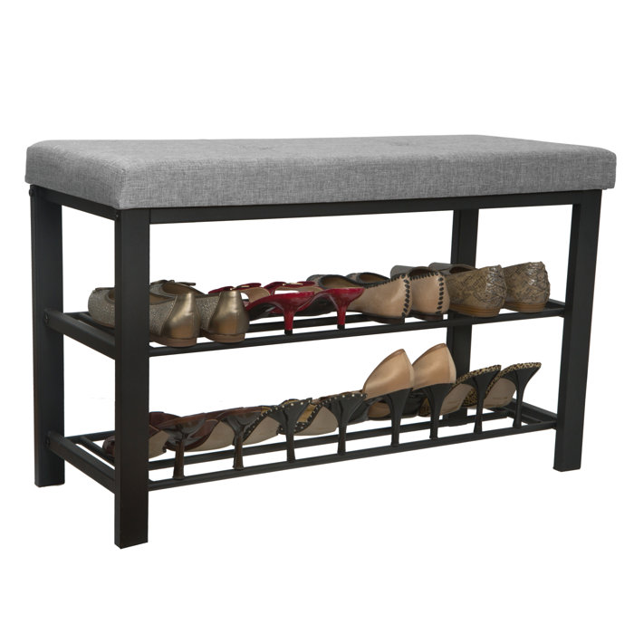 Winston Porter Kolten Entryway Upholstered Shoe Storage Bench & Reviews